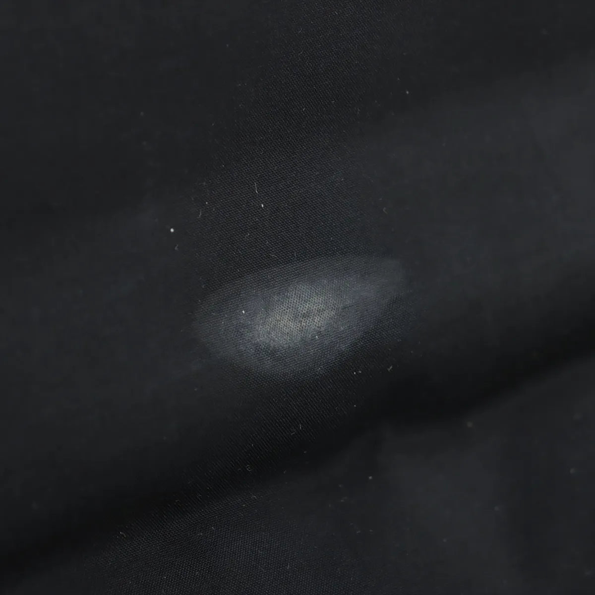 Chanel CC Logo Chocolate Bar Nylon Chain Shoulder Bag Black