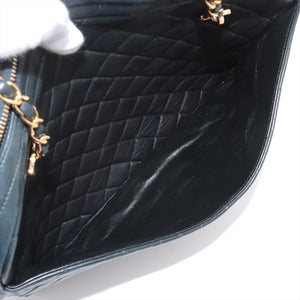 Chanel Matelasse Lambskin Chain Tote Bag Black