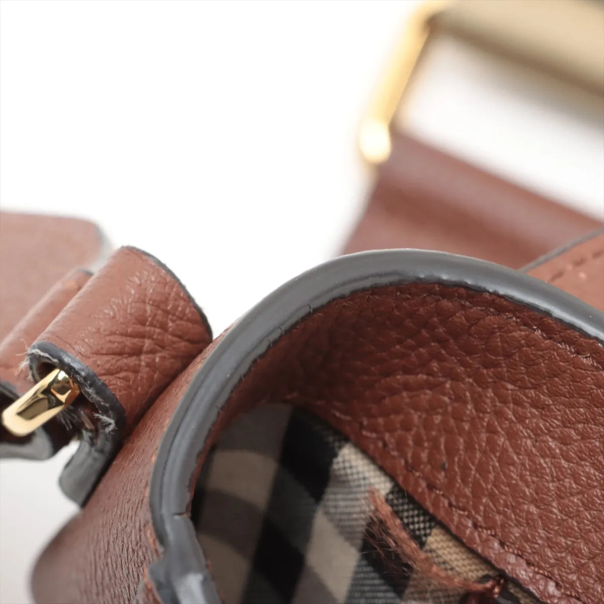 Burberry Nova Check Hampshire Shoulder Bag Brown