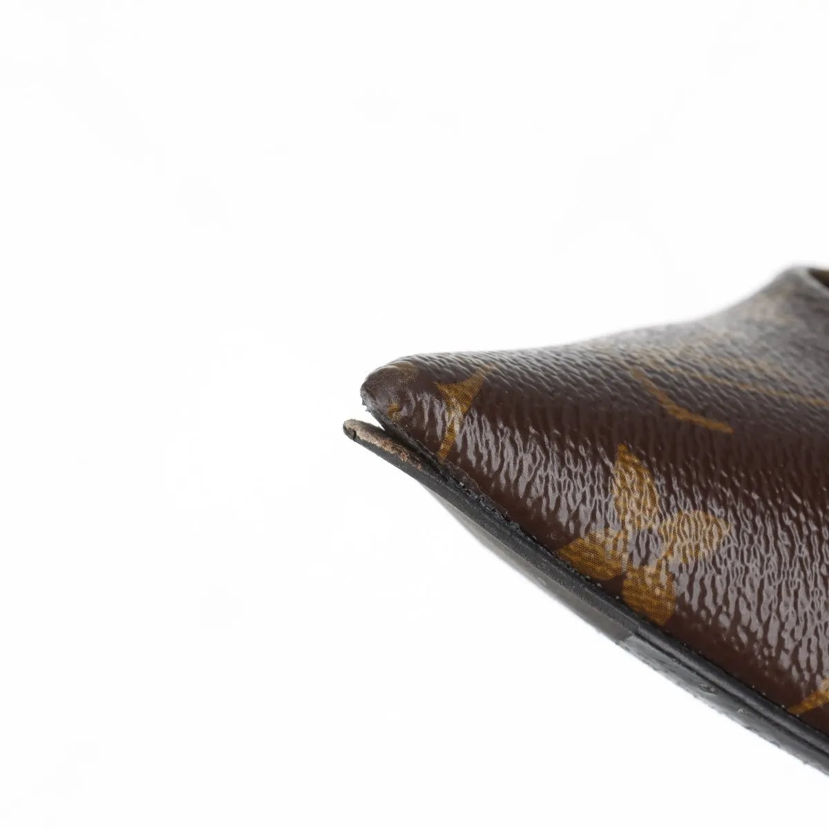 Louis Vuitton Monogram Pump Black × Brown