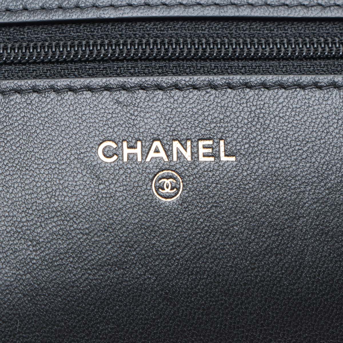 Chanel 19 Lambskin Wallet On Chain Black