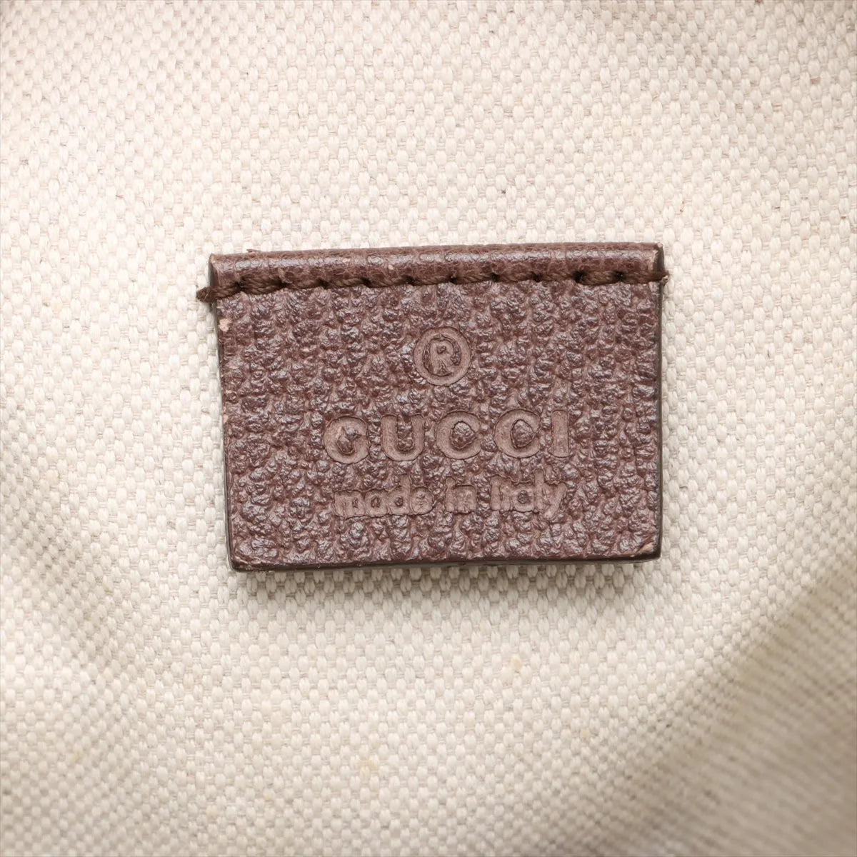 Gucci GG Supreme Bosco Leather Backpack Brown