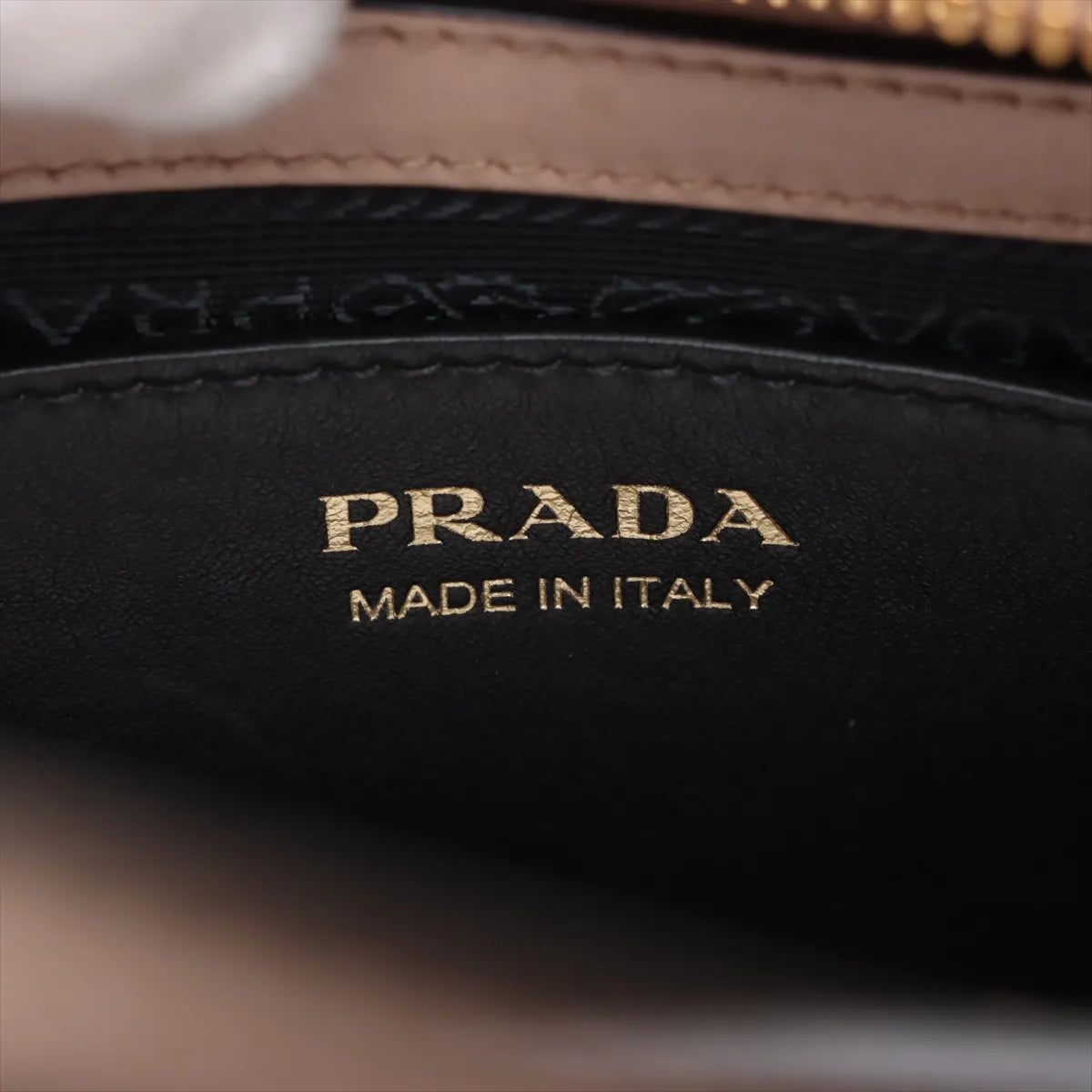 Prada Saffiano Leather Handbag Beige