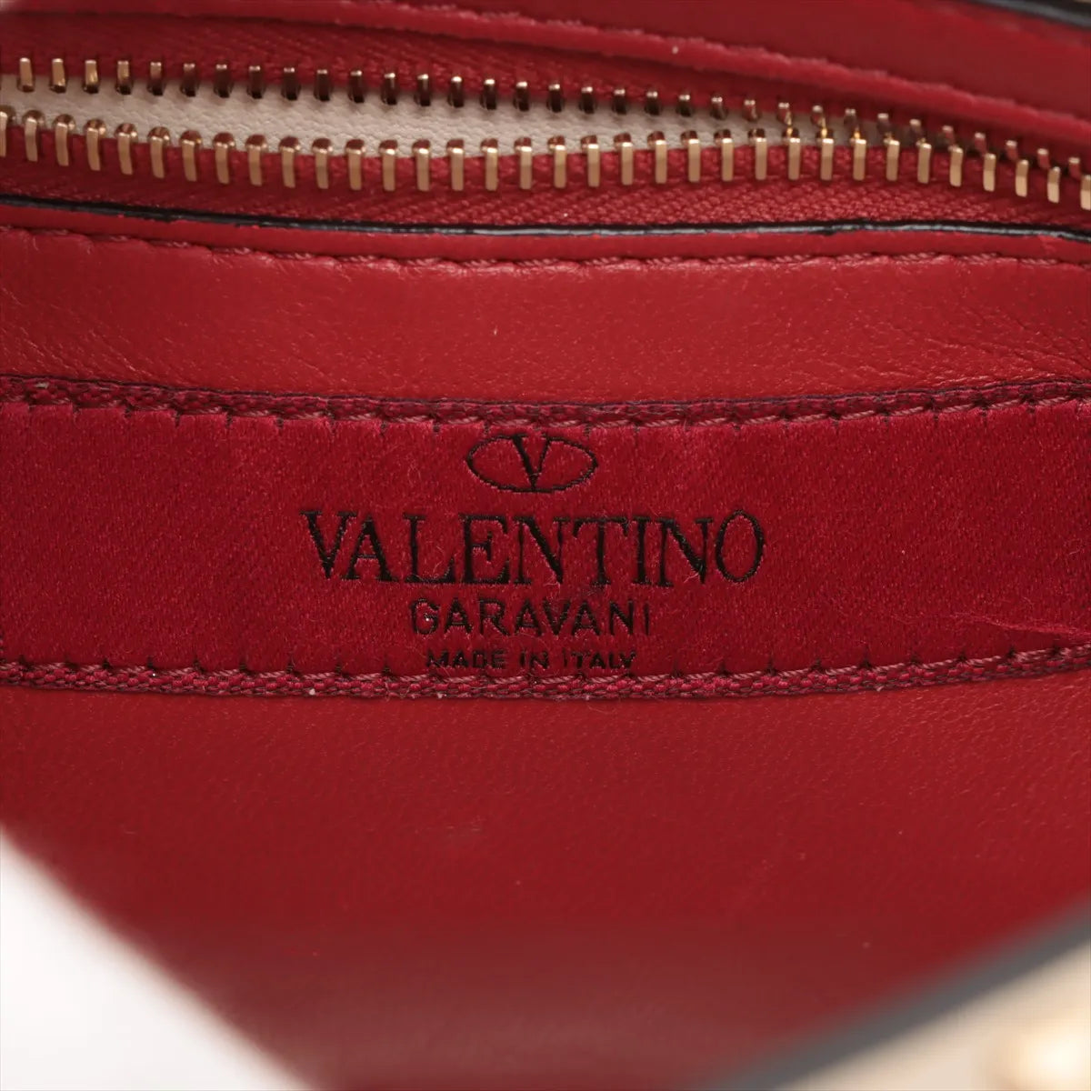 Valentino Garavani Matelasse Rockstud Leather Two-Way Chain Shoulder Bag Beige