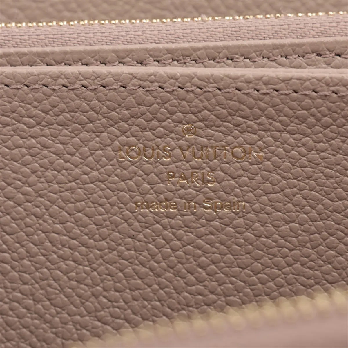 Louis Vuitton Monogram Empreinte Zippy Wallet Tourterelle