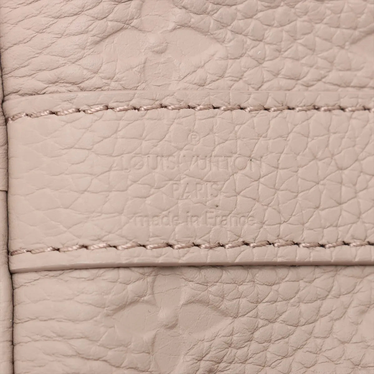 Louis Vuitton Monogram Taurillon Keepall Bandoulière 35 Riverstone Beige