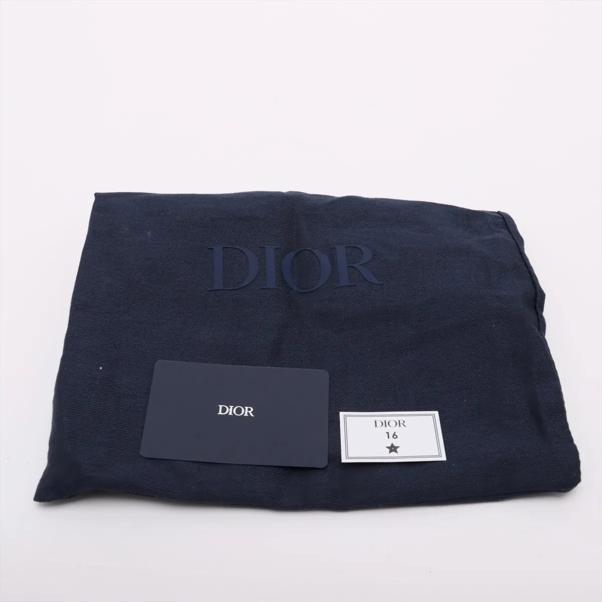 Christian Dior CD Diamond Leather Shoulder Bag Gray