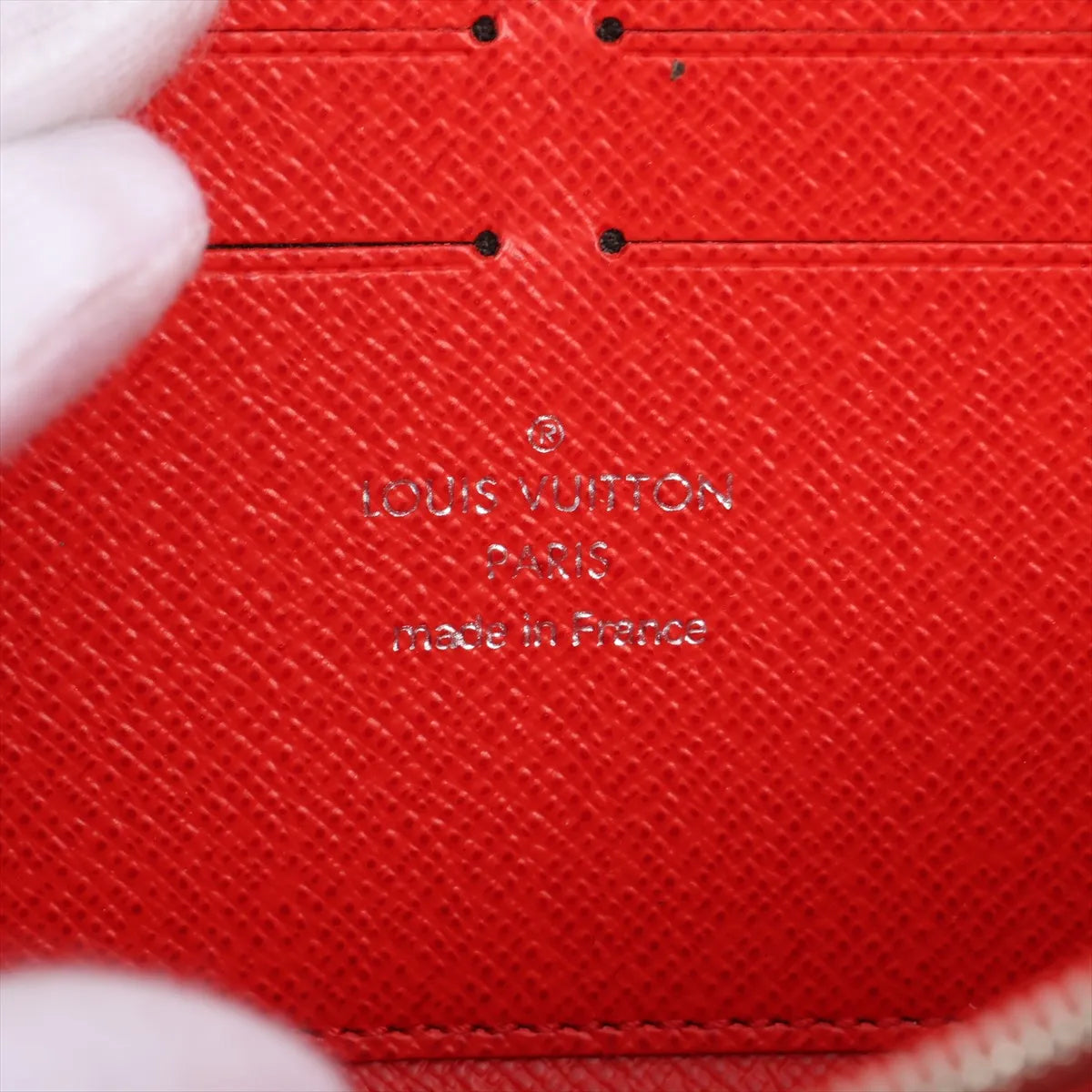 Louis Vuitton Epi Zippy Wallet Piment