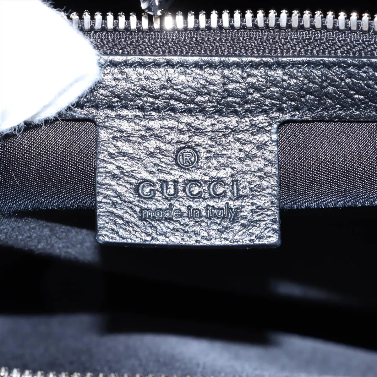 Gucci Off the Grid GG Nylon Leather Two-Way Tote Bag Black