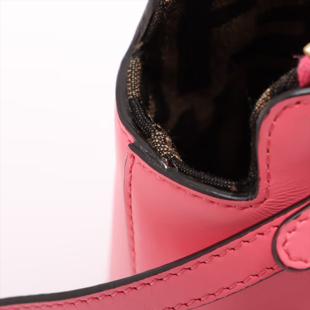 Fendi By The Way Mini Leather Two-Way Handbag Pink