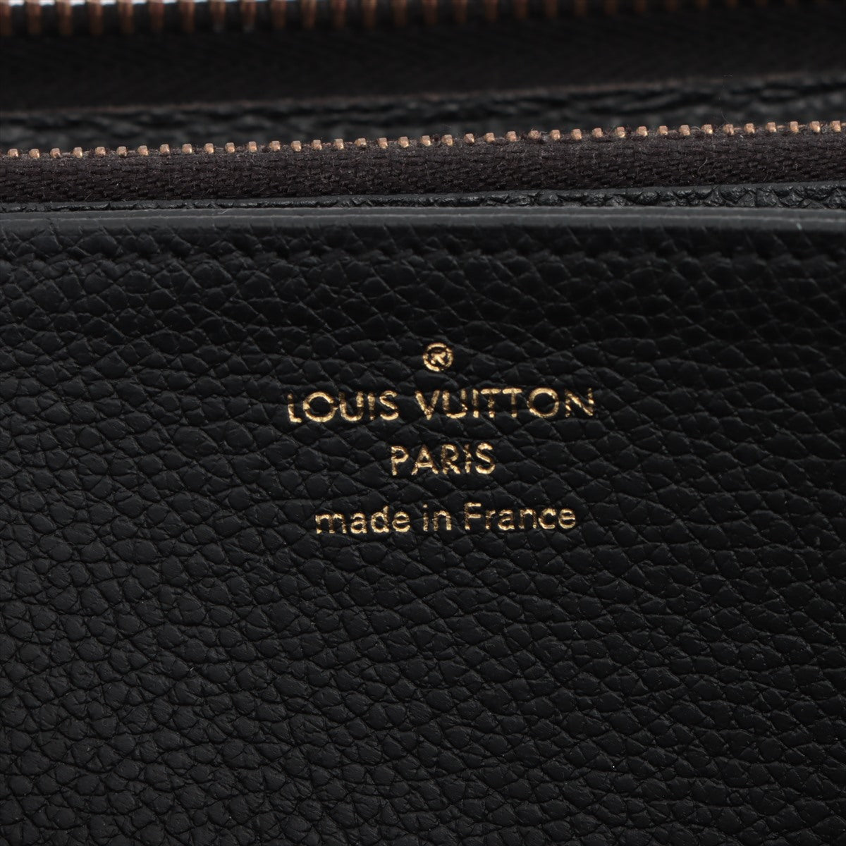 Louis Vuitton Monogram Empreinte Zippy Wallet Black