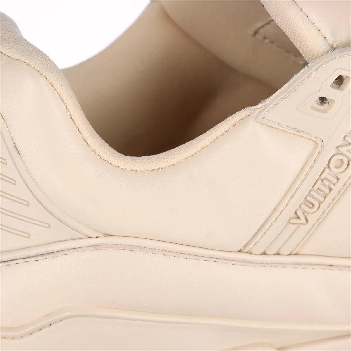 Louis Vuitton LV Trainer Leather Sneaker Beige