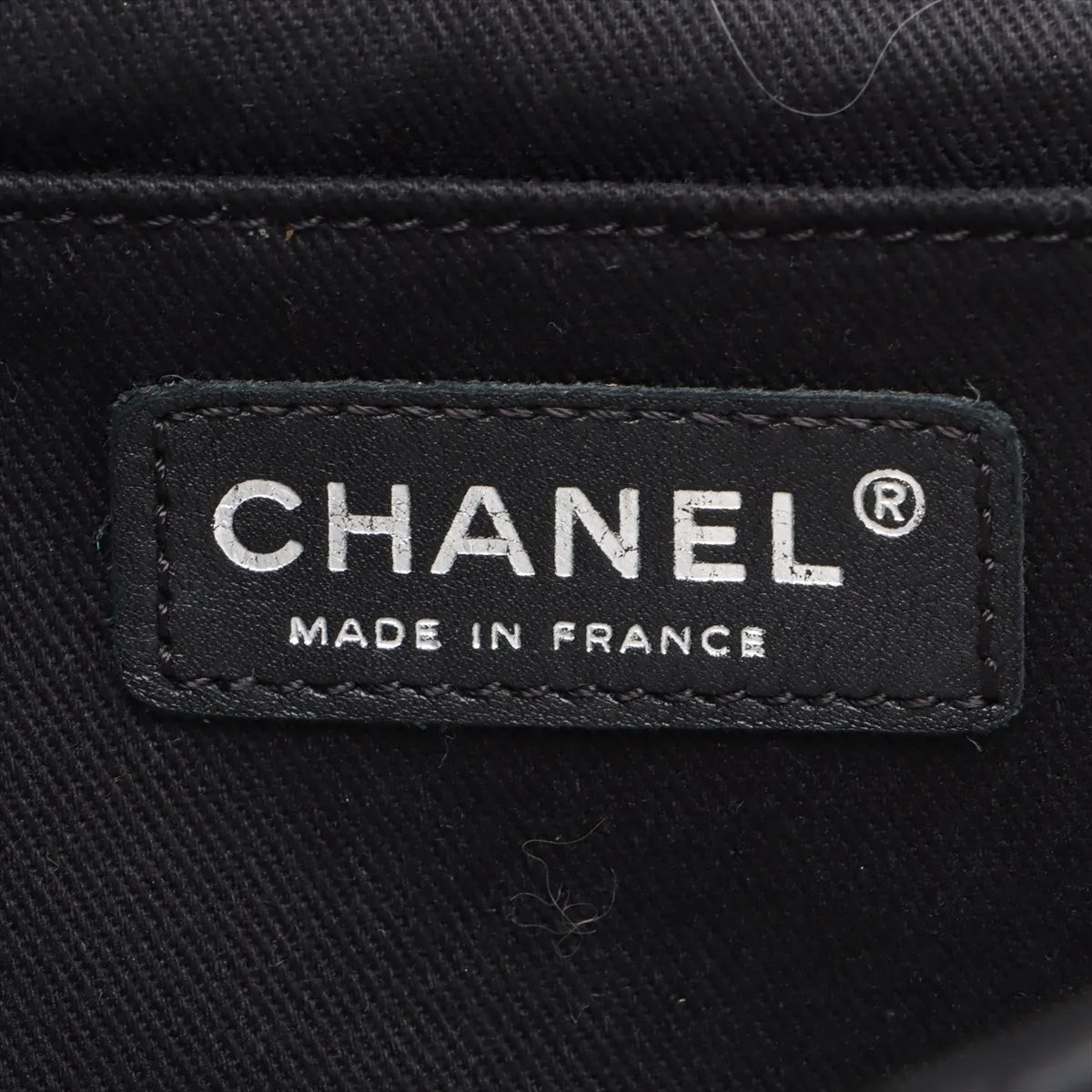 Chanel CC Logo Big Matelasse Lambskin Single Flap Double Chain Bag Black