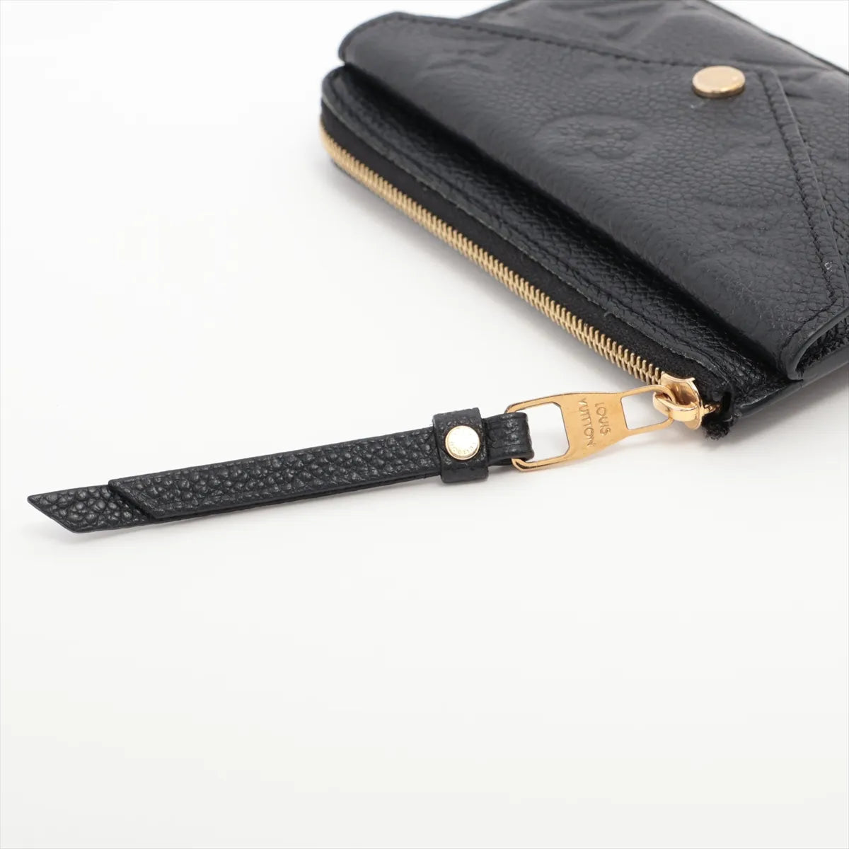 Louis Vuitton Monogram Empreinte Carte Recto Verso Black