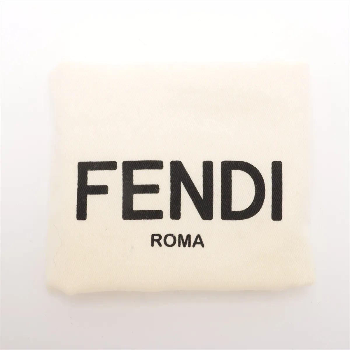 Fendi First Leather Chain Shoulder Bag Black
