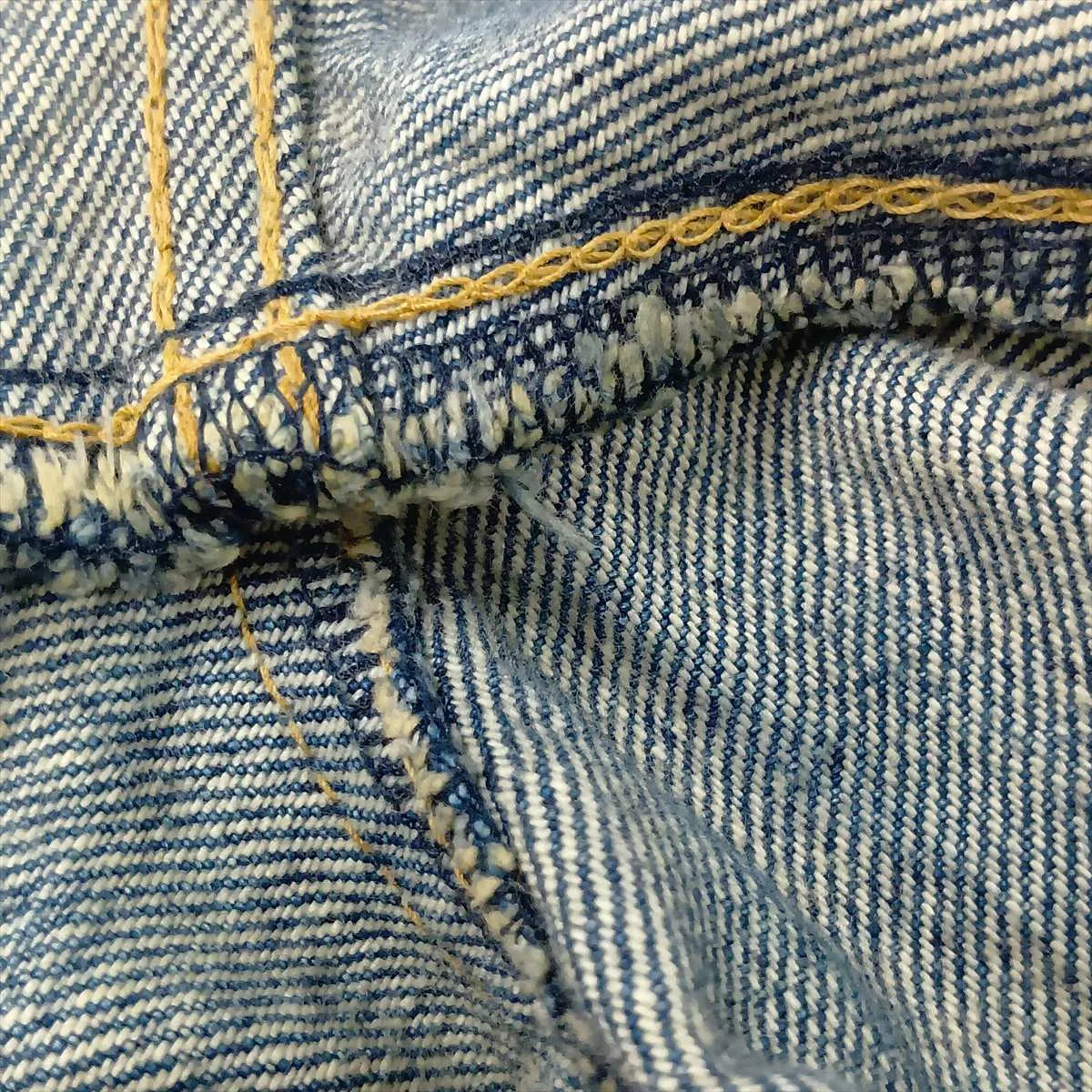Celine Triomphe Cotton Denim Pants Blue