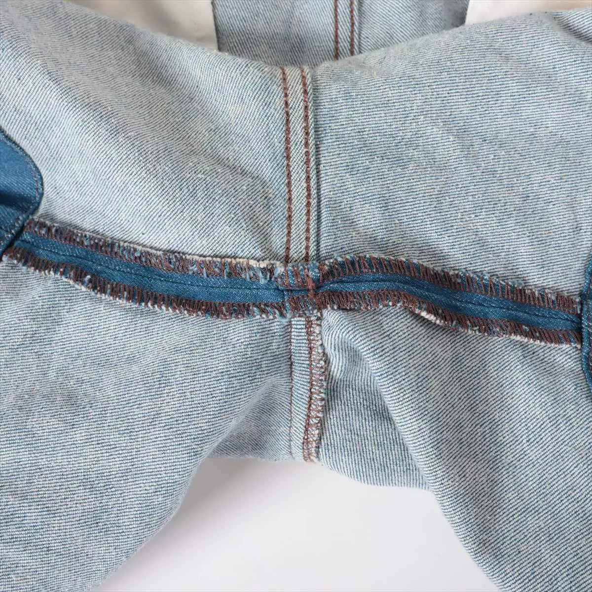 Gucci Cotton Short Pants Denim Blue