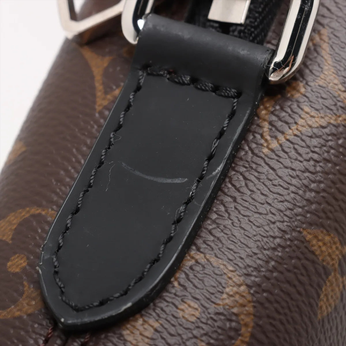 Louis Vuitton Monogram Macassar Porte Documents Jour NM Brown x Black