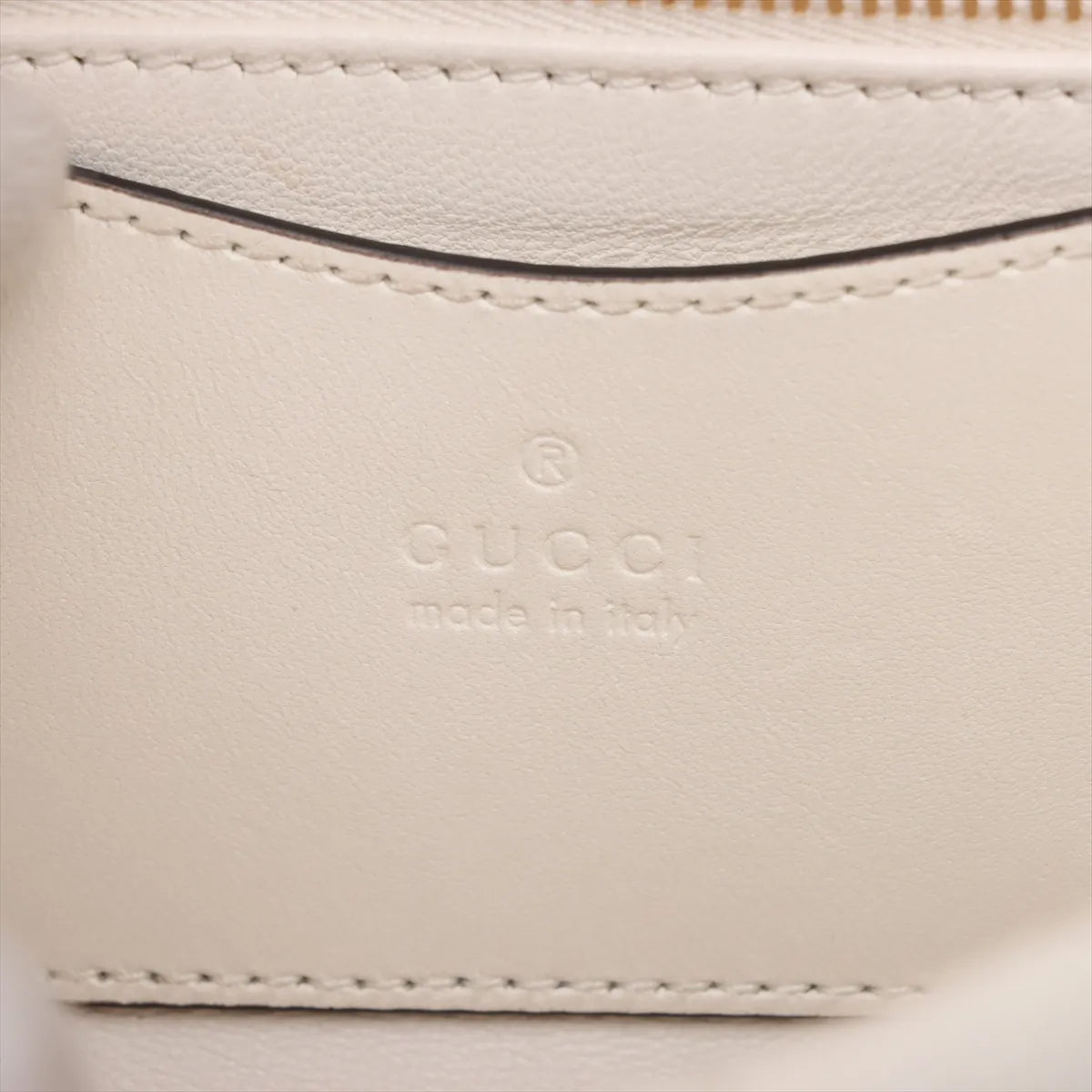Gucci GG Milano Leather Two-Way Shoulder Bag White