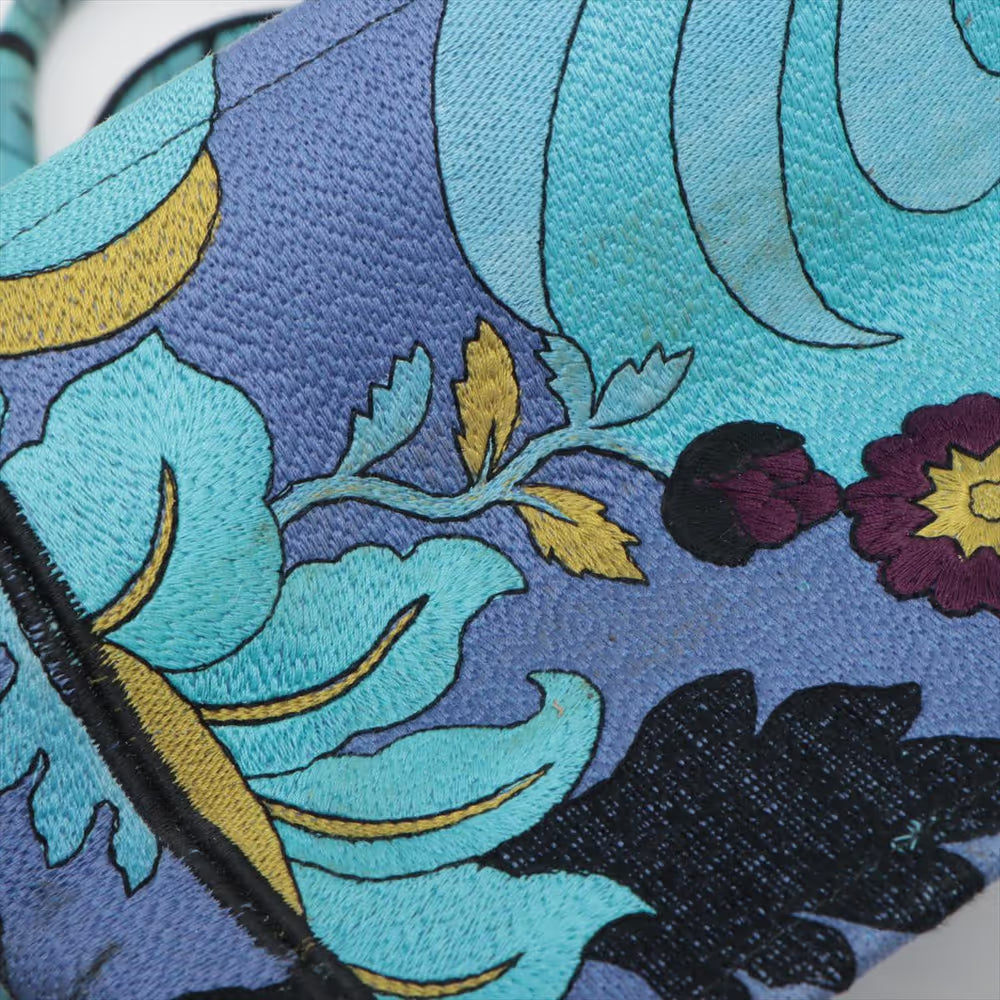Christian Dior Book Tote Large Canvas Tote Bag Blue