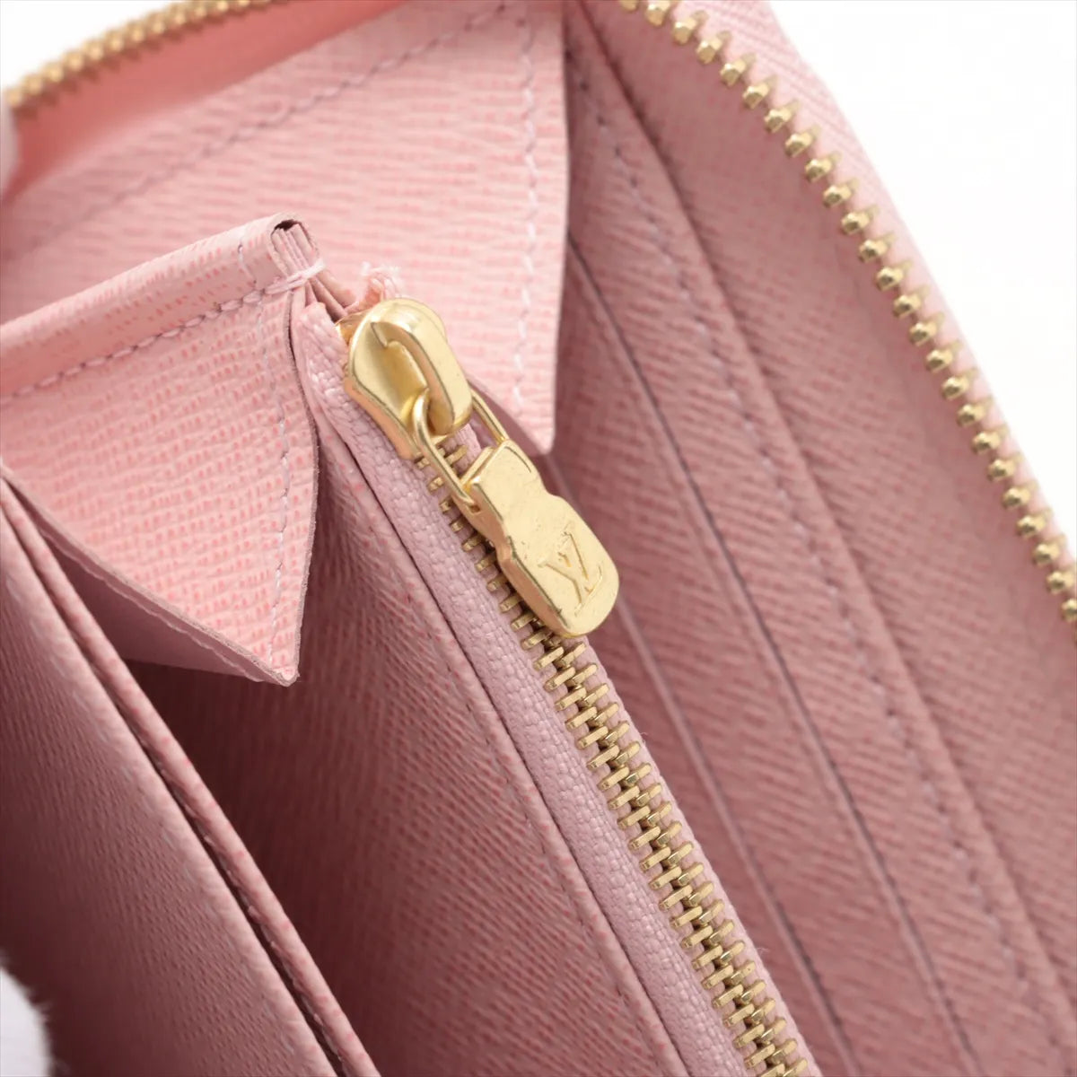 Louis Vuitton Monogram Tassel Zippy Wallet Rose Ballerine
