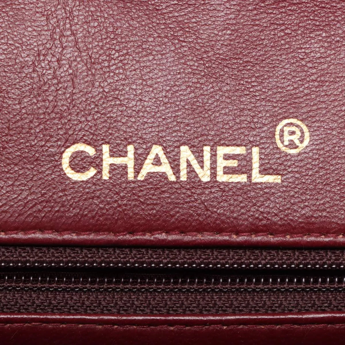 Chanel CC Logo Matelassé Lambskin Double Flap Double Chain Bag Black