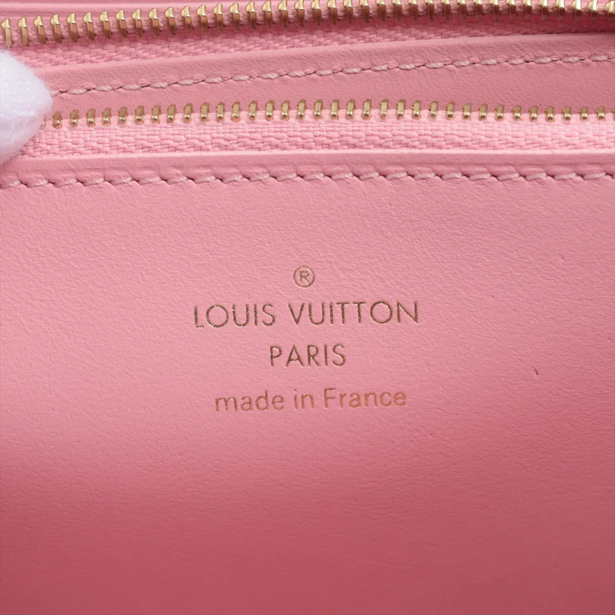 Louis Vuitton Taurillon Zippy Long Wallet Comet Blue Marine x Pink
