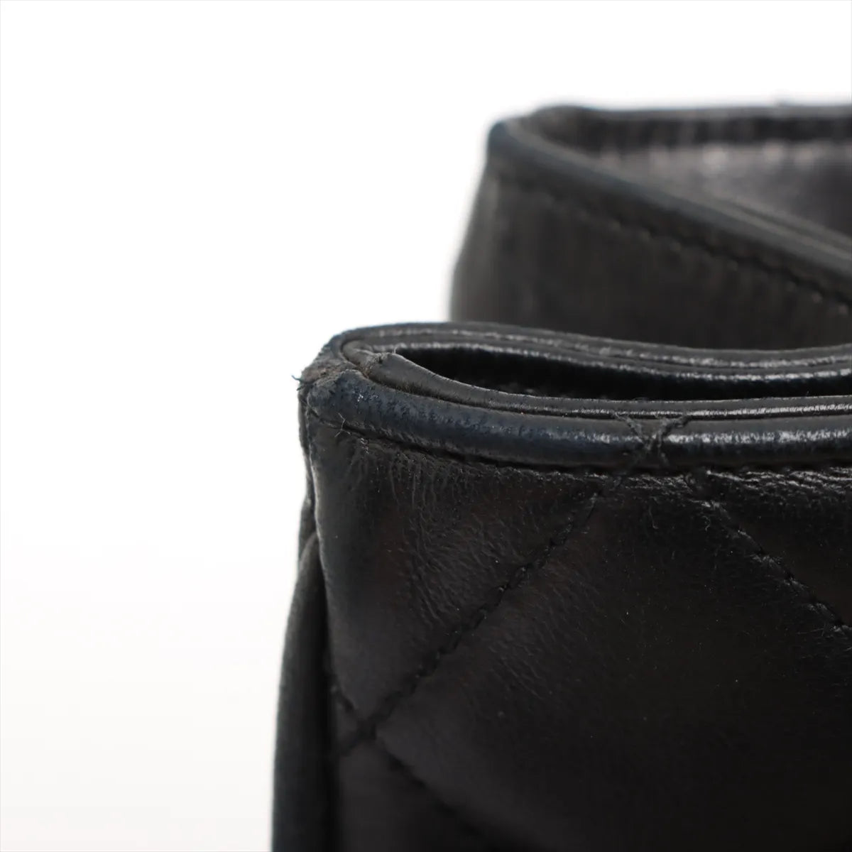 Chanel Matelasse Lambskin Chain Tote Bag Black