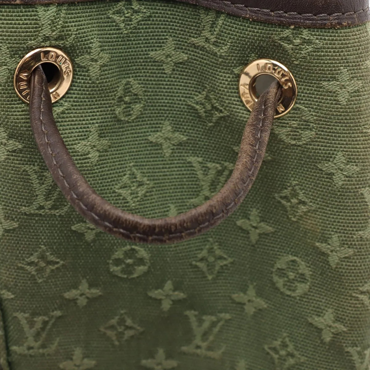 Louis Vuitton Monogram Mini Lin Montsouris GM Army Green
