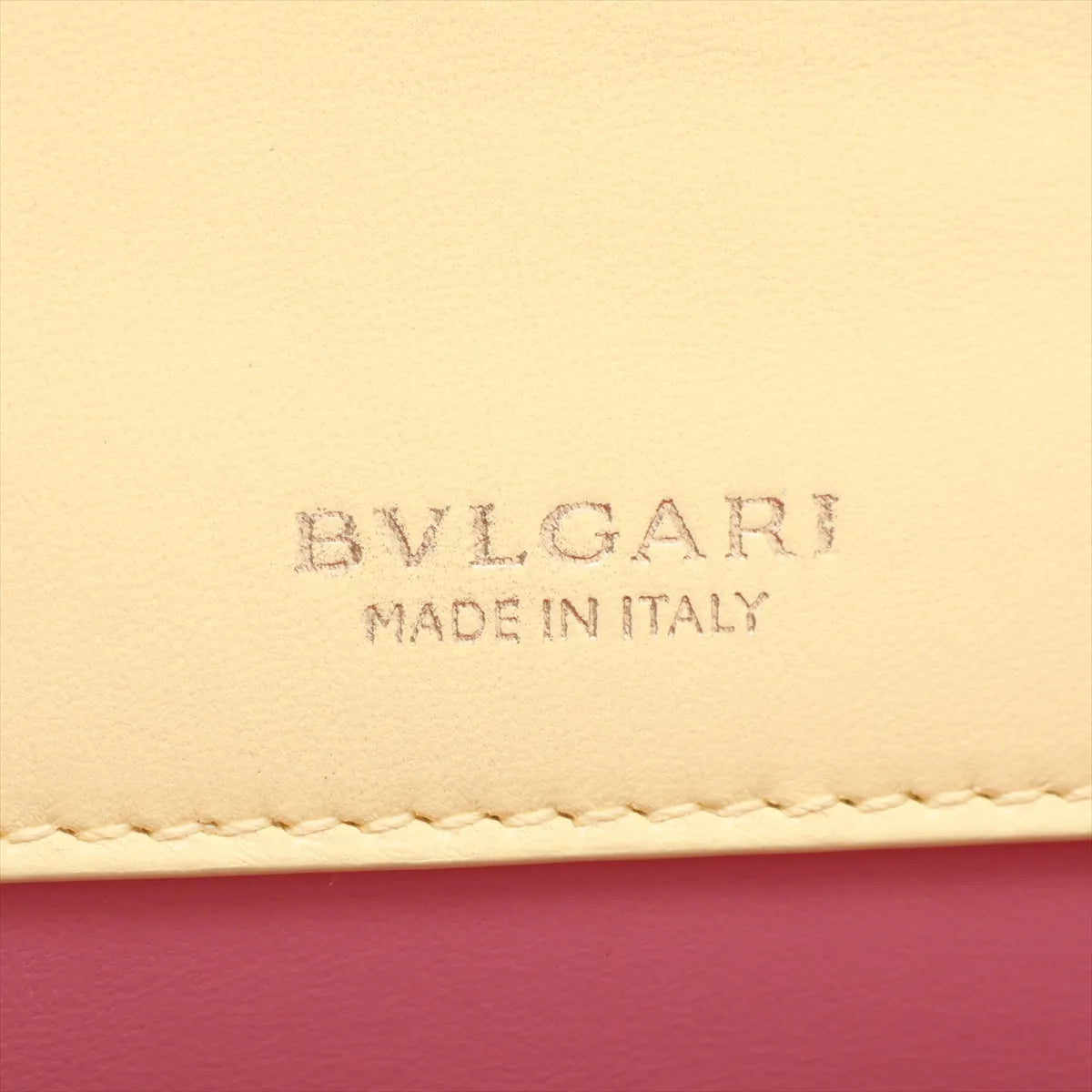 Bvlgari Serpenti Leather Two-Way Shoulder Bag Yellow