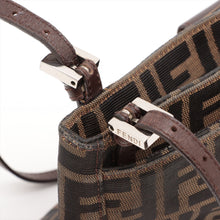 Load image into Gallery viewer, Best Authentic Fendi Zucca Canvas Shoulder Bag Brown