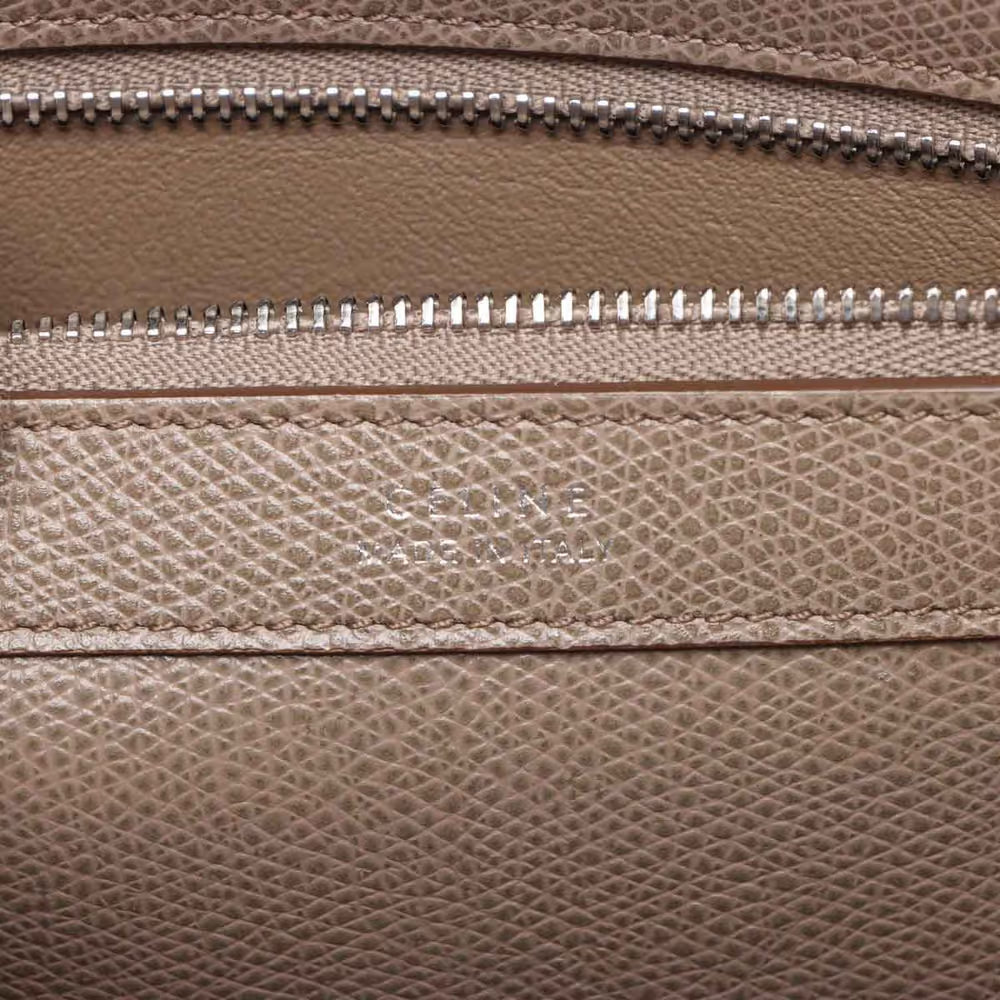 Celine Hippo Phantom Small Leather Tote Bag Greige