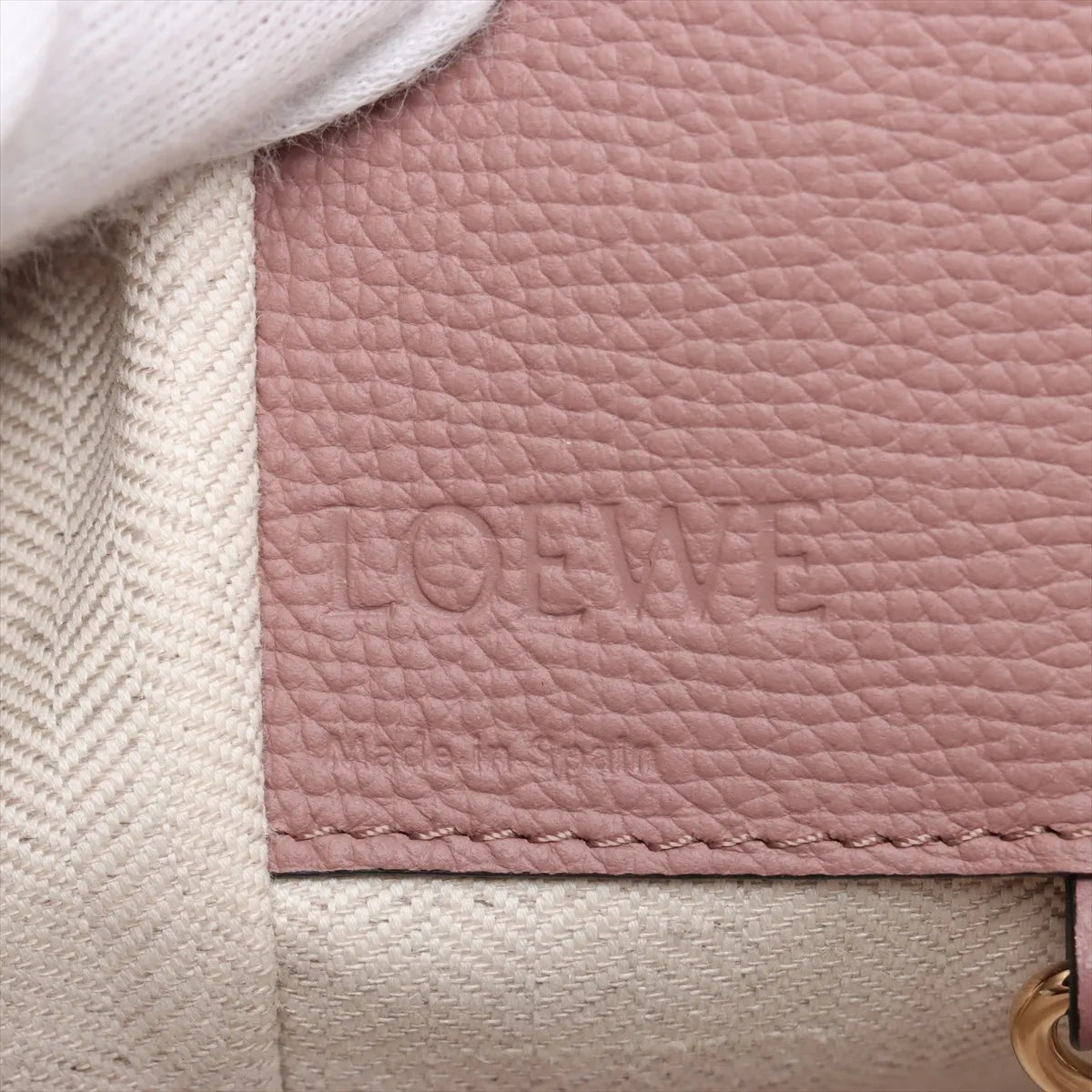 Loewe Hammock Small Leather Handbag Old Rose