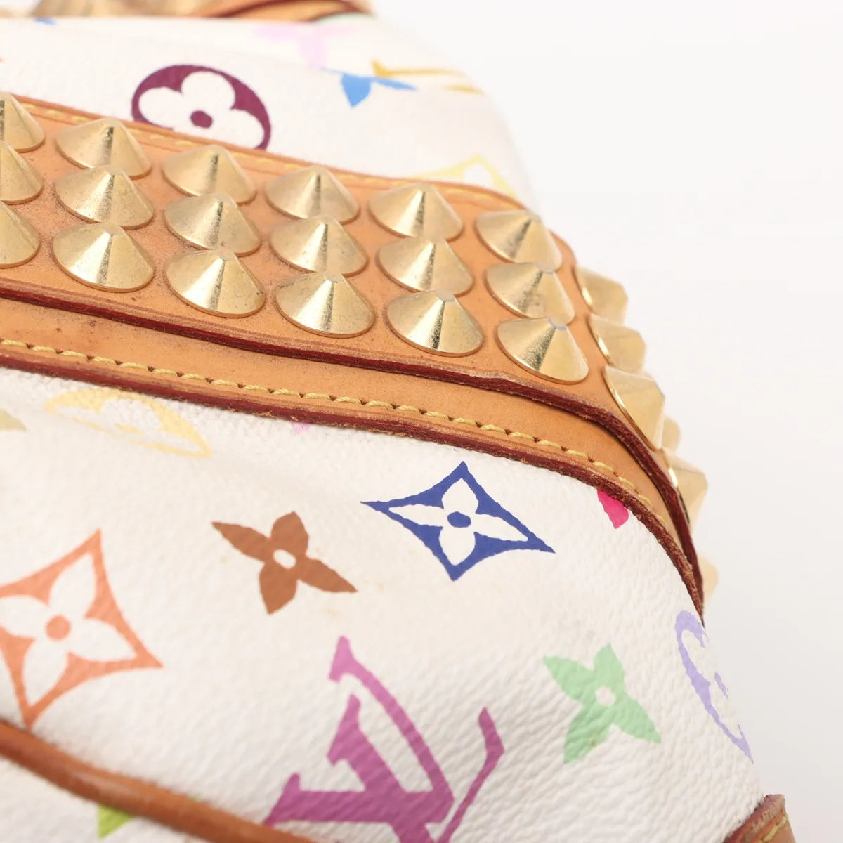Louis Vuitton Monogram Multicolor Courtney MM White