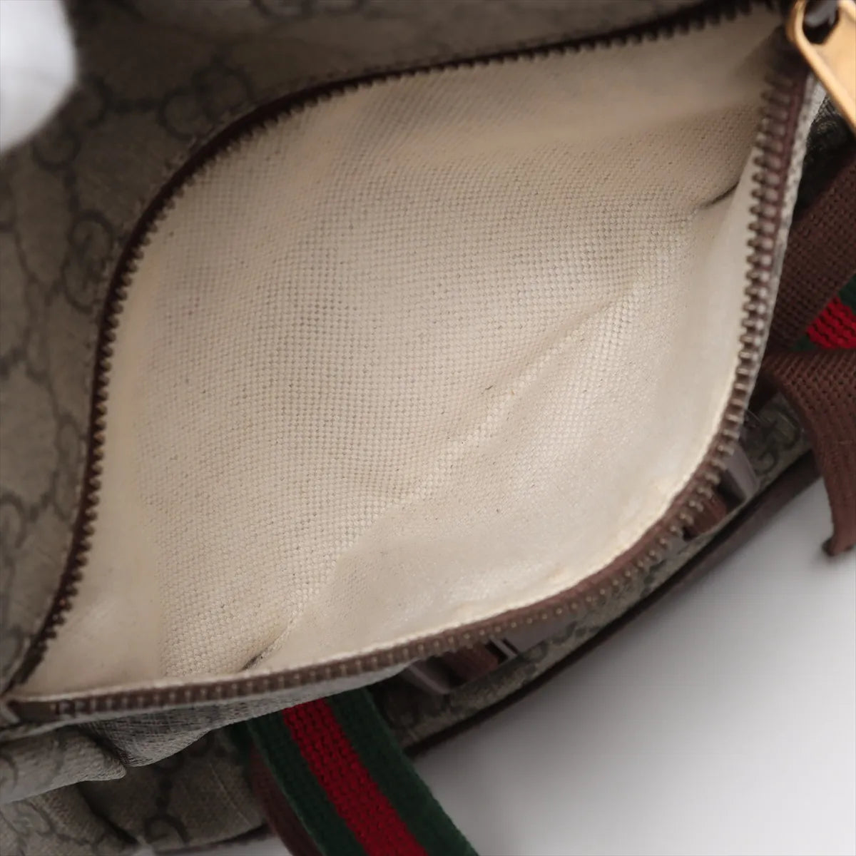 Gucci GG Supreme Leather Backpack Beige