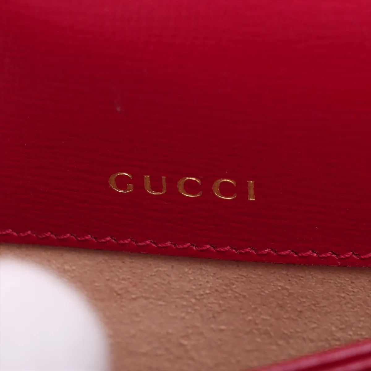 Gucci Horsebit 1955 Leather Shoulder Bag Red