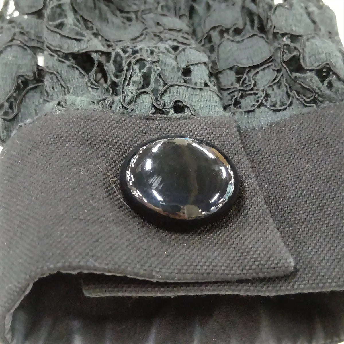 Louis Vuitton Cotton Nylon Lace Jacket Black
