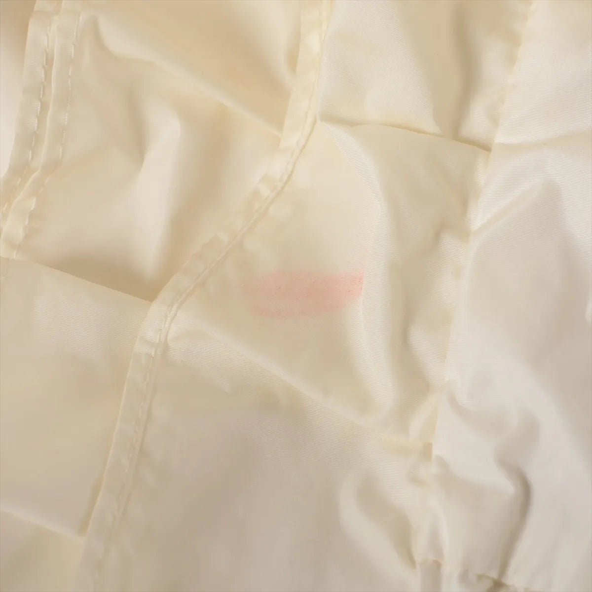 Moncler Ruffle Nylon Jacket Ivory