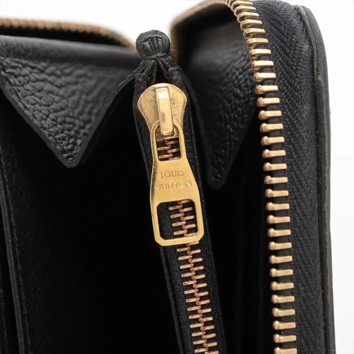 Louis Vuitton Monogram Empreinte Zippy Wallet Black