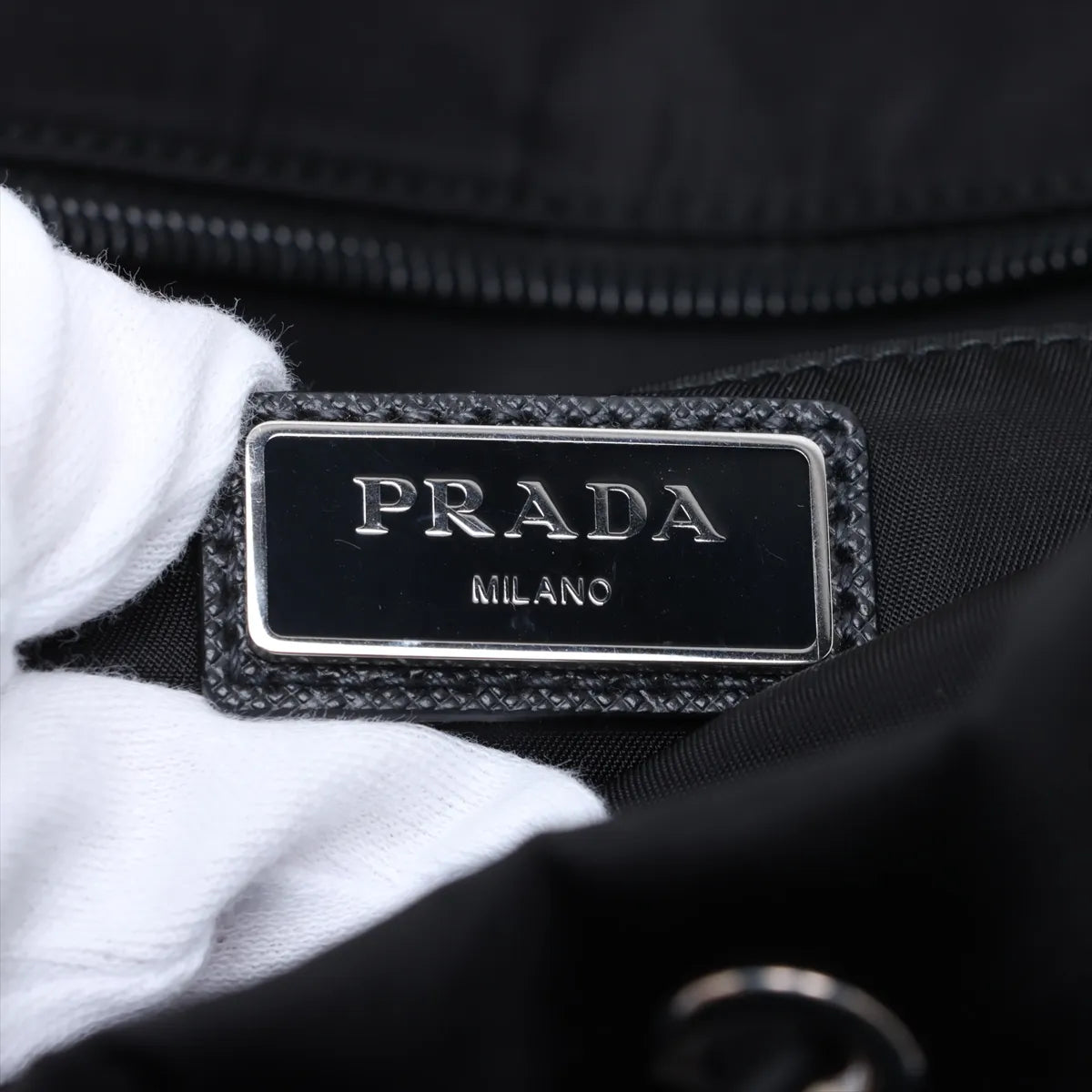 Prada Tessuto Nylon Backpack Black