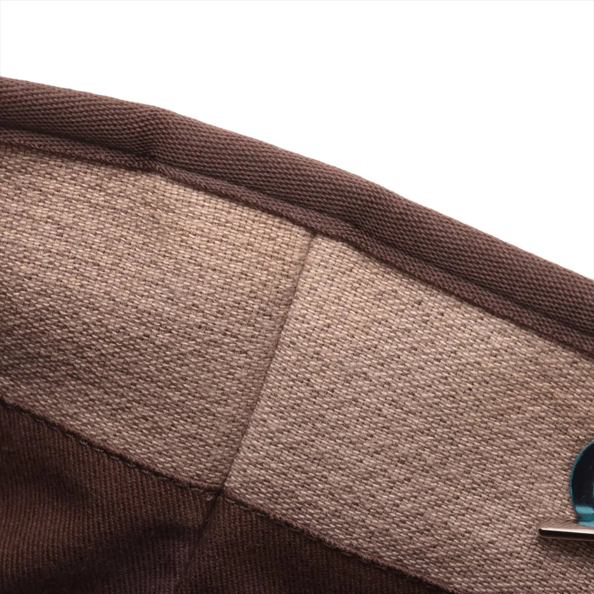 Chanel Deauville MM Canvas Leather Chain Tote Bag Beige