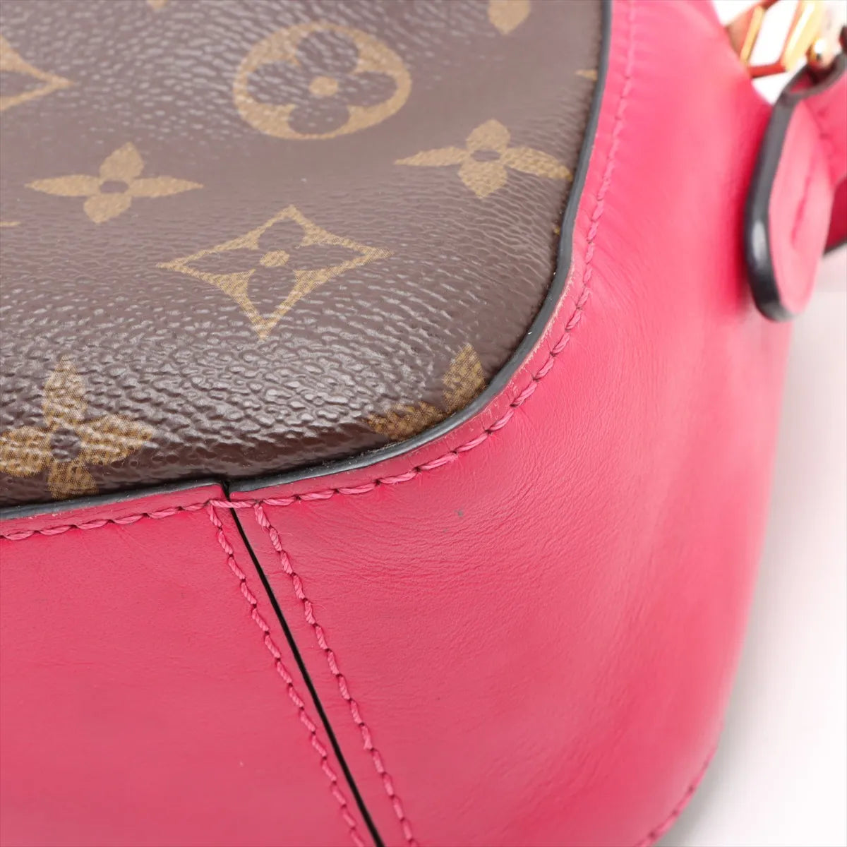 Louis Vuitton Monogram Saintonge Brown x Pink
