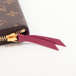 Louis Vuitton Monogram Clemence Long Wallet Fuchsia