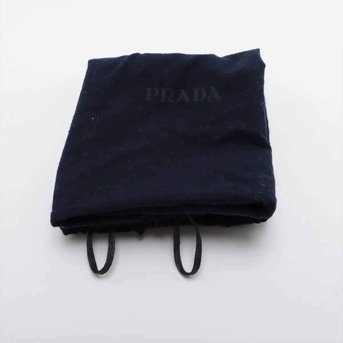 Prada Tessuto Nylon Leather Sling Bag Black