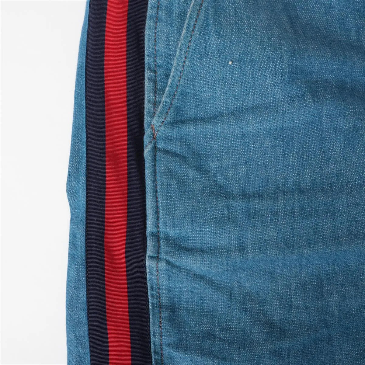 Gucci Cotton Short Pants Denim Blue