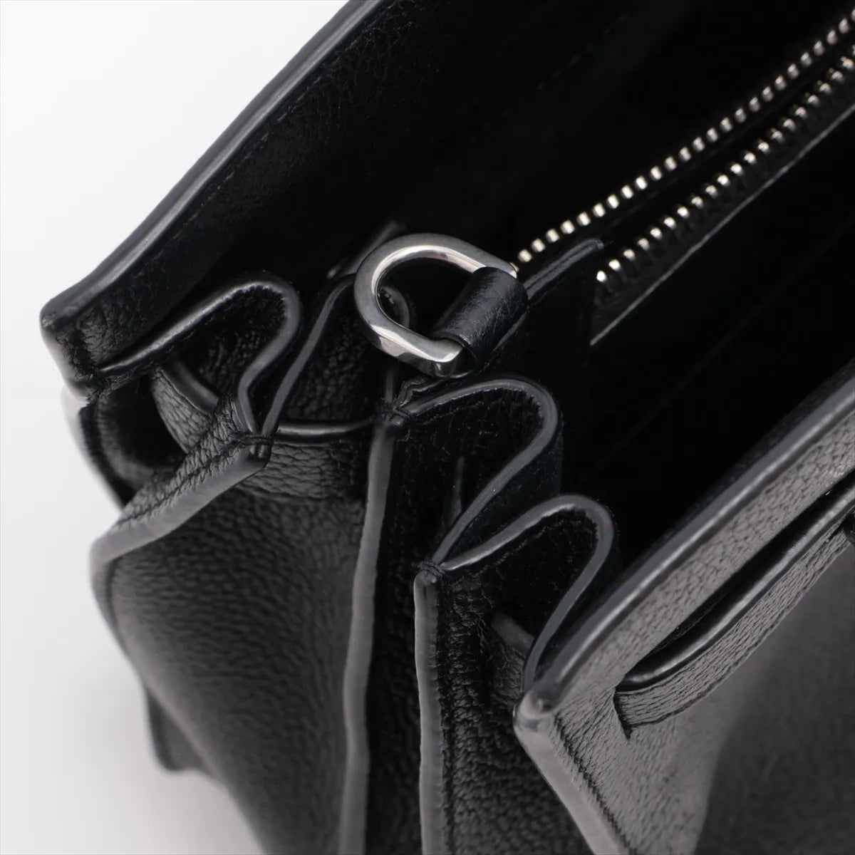 Saint Laurent Paris Sac de Jour Nano Leather Two-Way Shoulder Bag Black