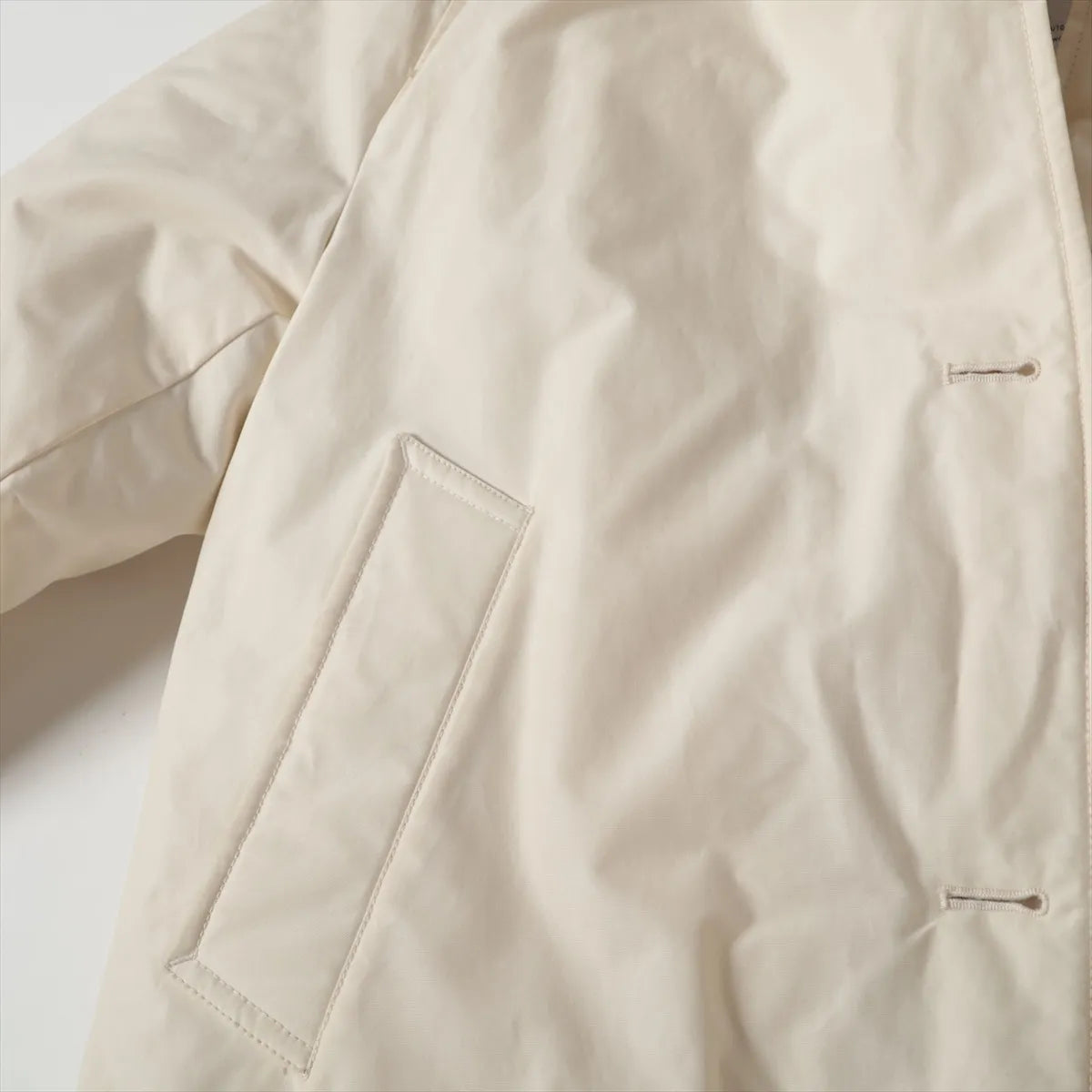 Woolrich Cotton Down Jacket Ivory