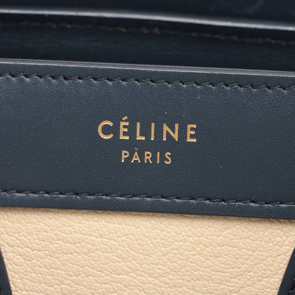 Celine Luggage Nano Luggage Leather Two-Way Handbag Multicolor