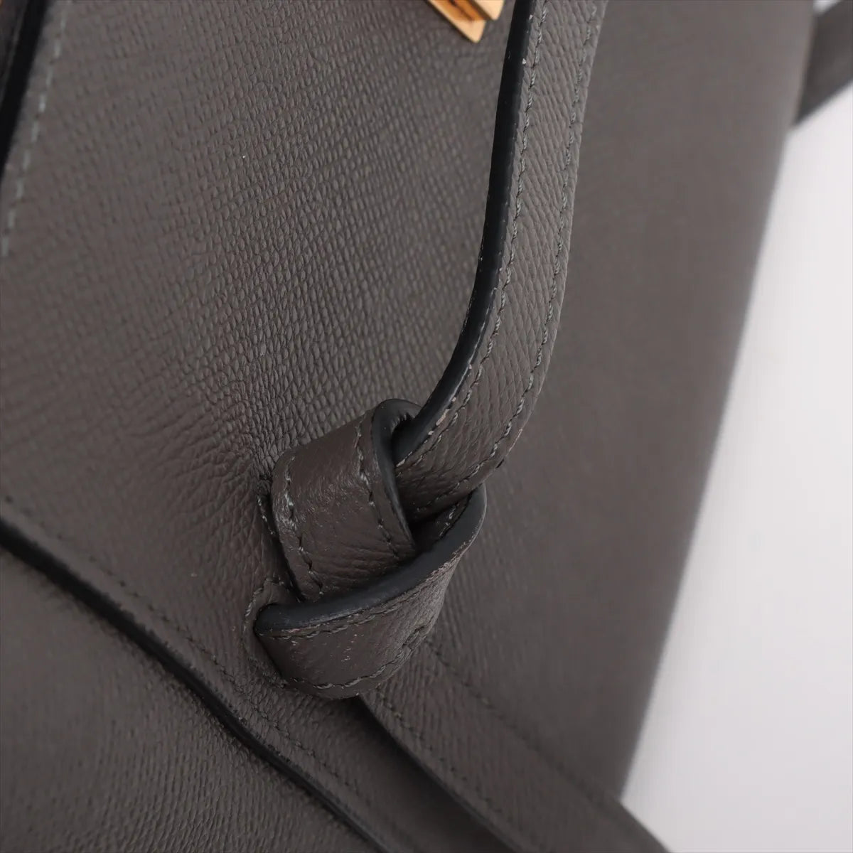 Celine Belt Micro Leather Two-Way Shoulder Bag Gray