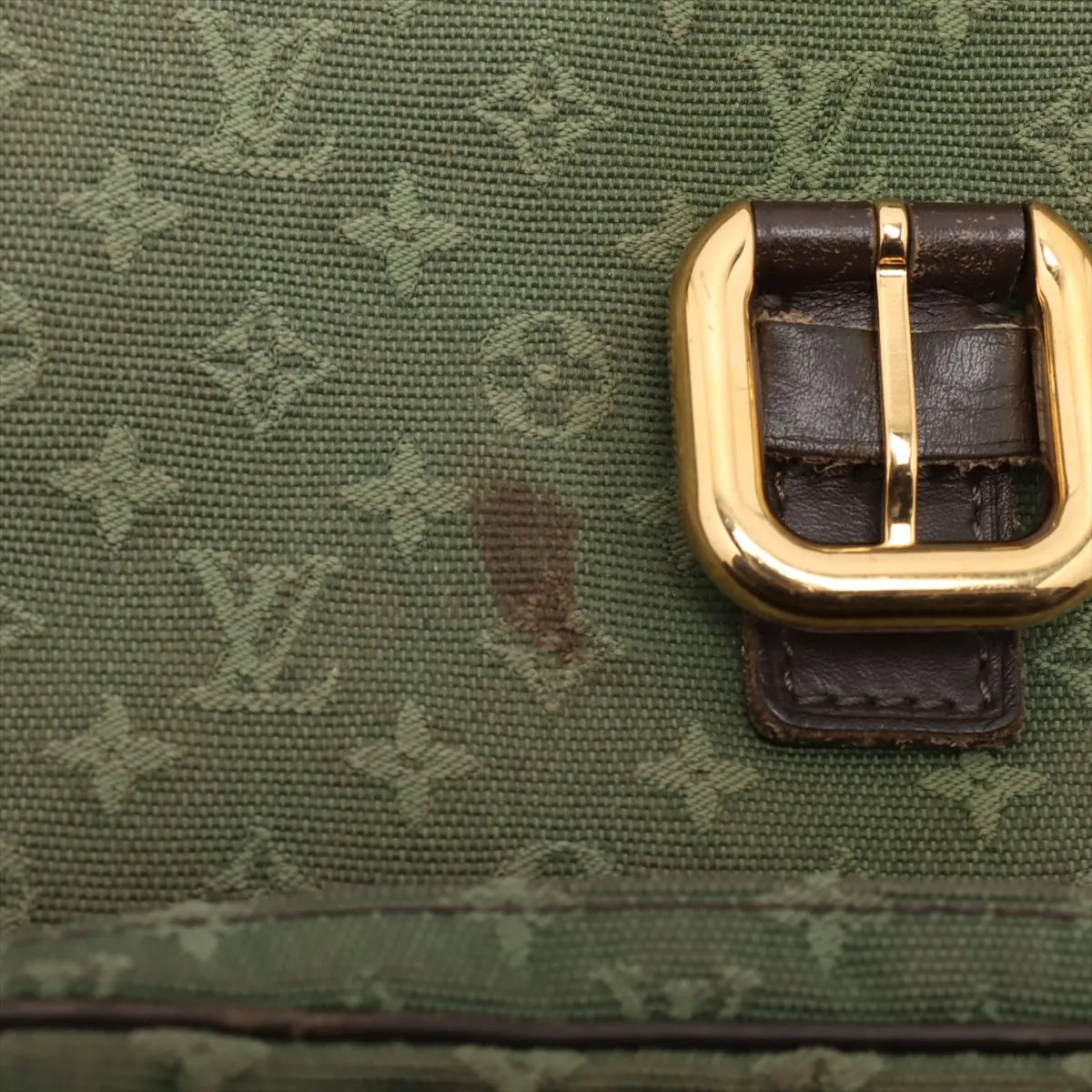 Louis Vuitton Monogram Mini Lin Montsouris GM Army Green